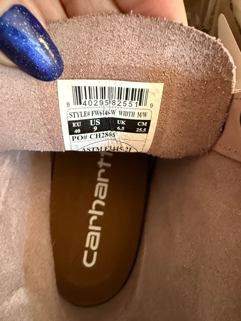 Carhartt Women's Moc Toe Wedge Boot - Coral - Picture 5 of 8